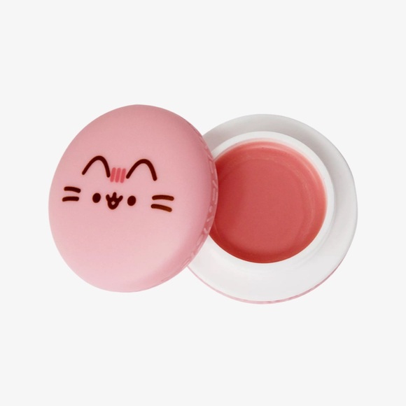 NWT Pusheen x The Crème Shop Macaron Lip Balm Strawberry - Picture 2 of 3